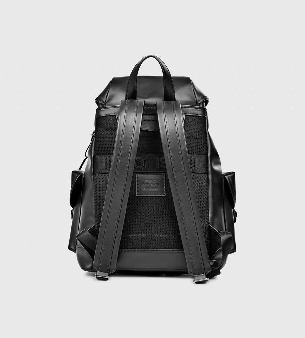 Noir Magnetic Lock Laptop Backpack