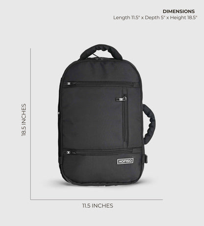 HND Black Corporate Overnighter 16" Laptop Backpack