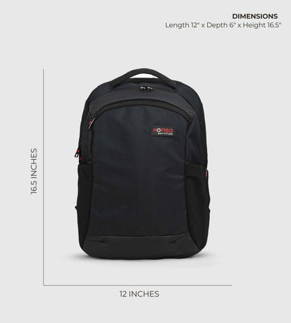 HKG Black Corporate 15" Laptop Backpack