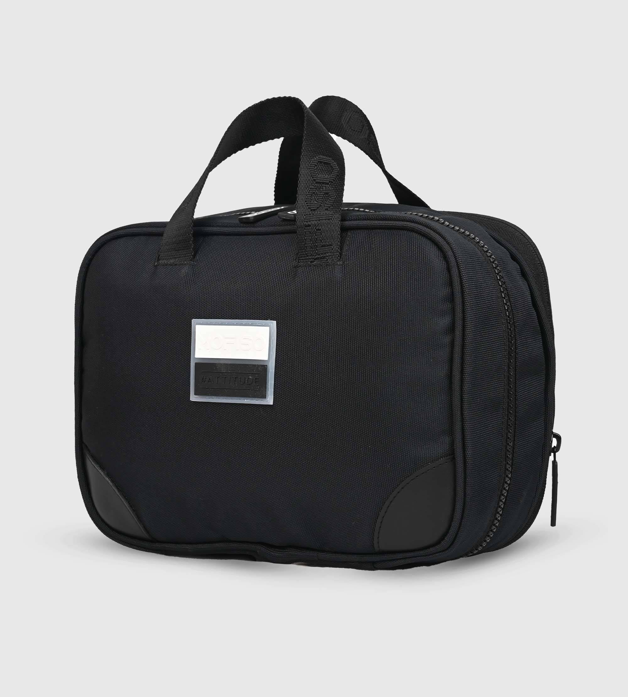 DFW Black Travel Vanity Organizer Bag