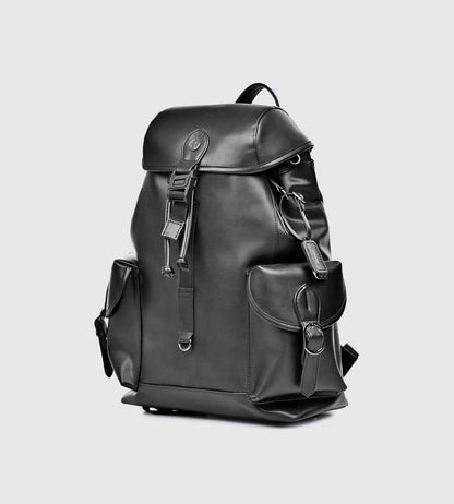 Noir Magnetic Lock Laptop Backpack