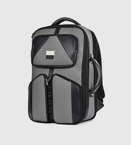 Eterno Grey Melange Overnighter Backpack