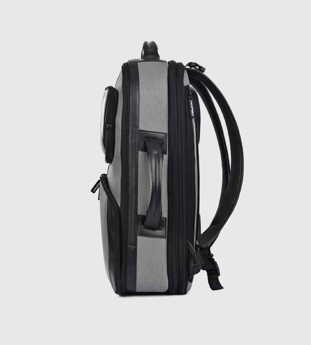 Eterno Grey Melange Overnighter Backpack