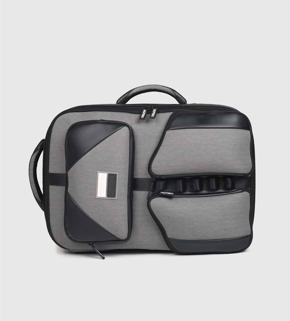 Eterno Grey Melange Overnighter Backpack