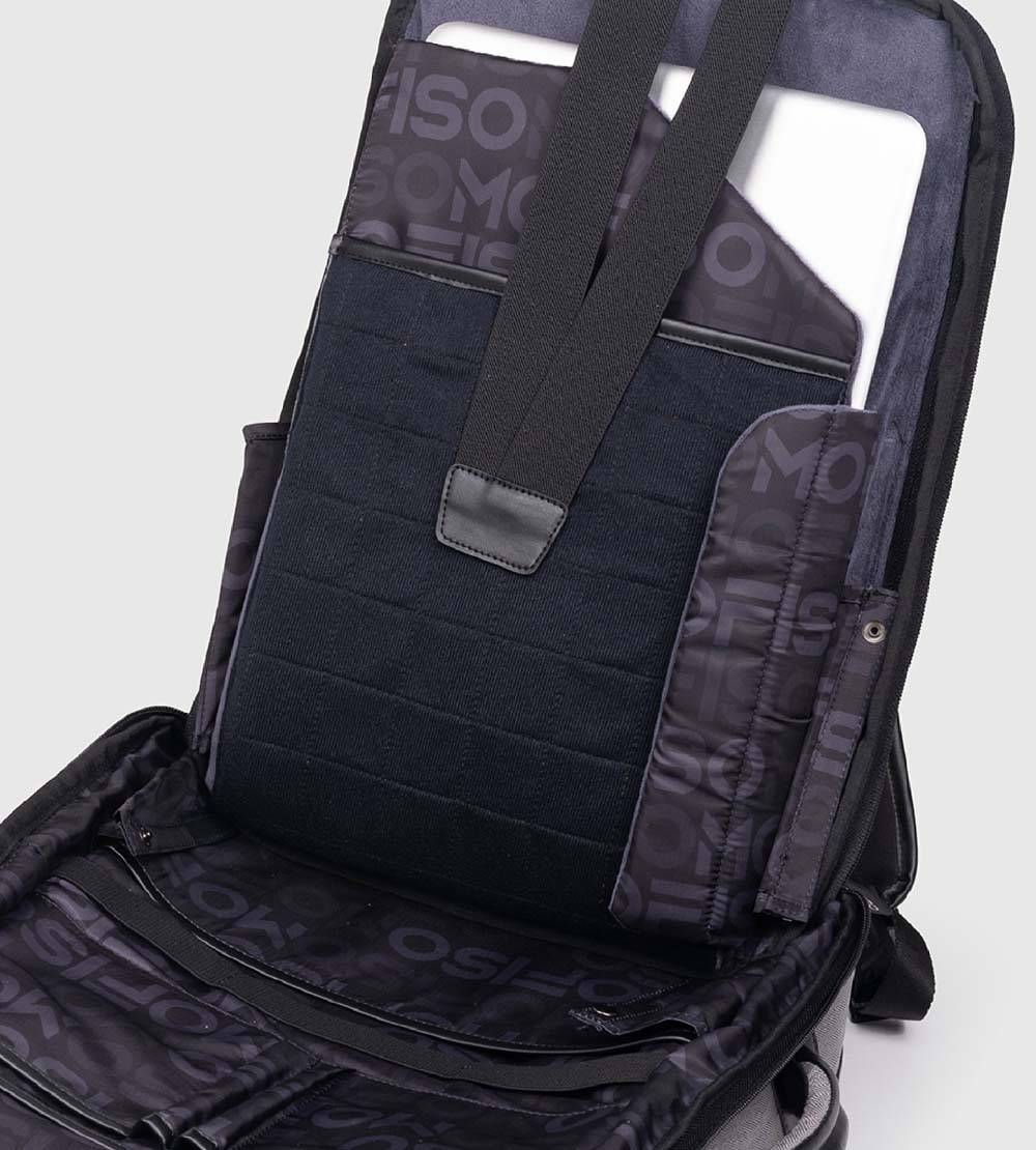 Eterno Grey Melange Overnighter Backpack