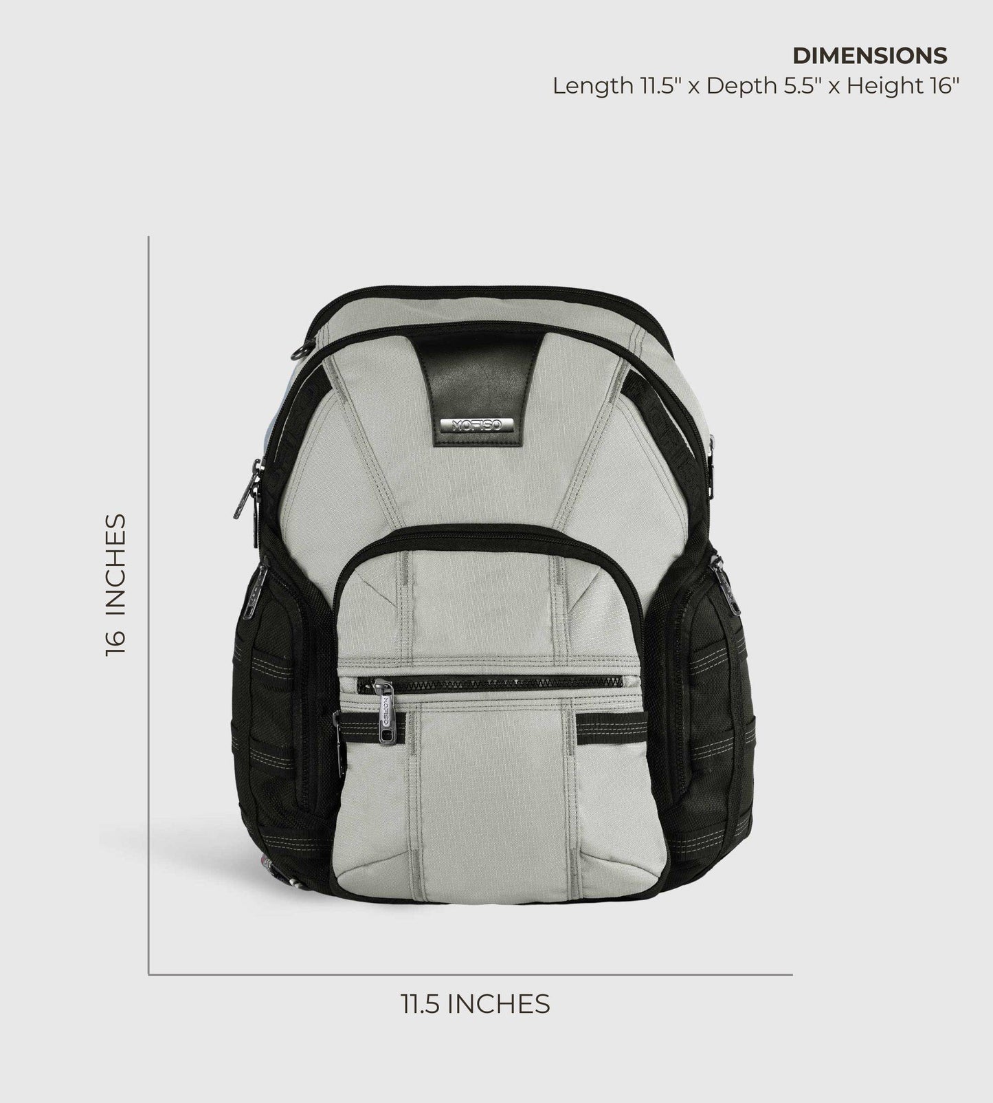 Capo Grey 15" Laptop Backpack