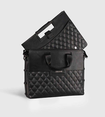 Noir Laptop Business Bag with Detachable Laptop Sleeve