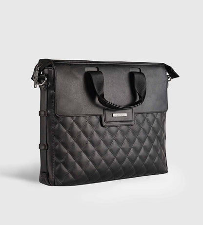 Noir Laptop Business Bag with Detachable Laptop Sleeve