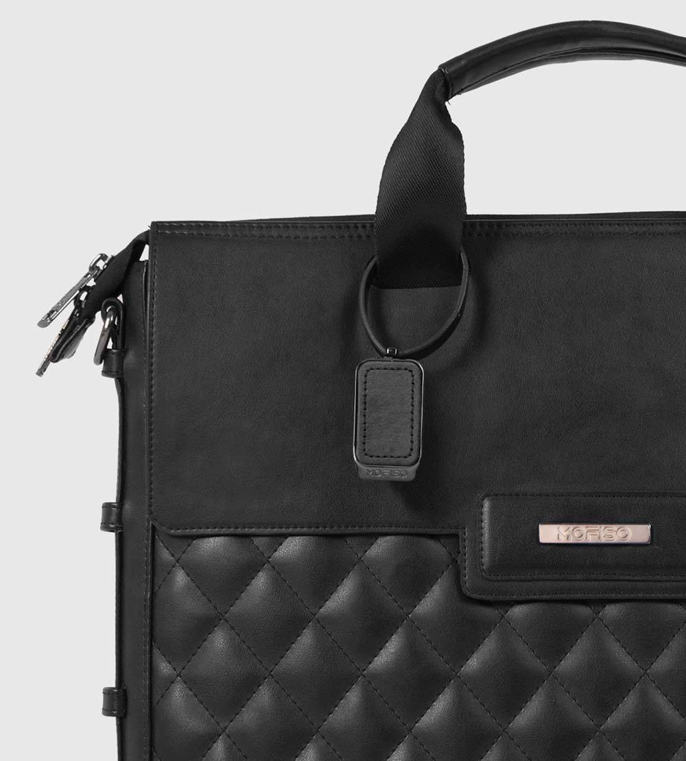 Noir Laptop Business Bag with Detachable Laptop Sleeve