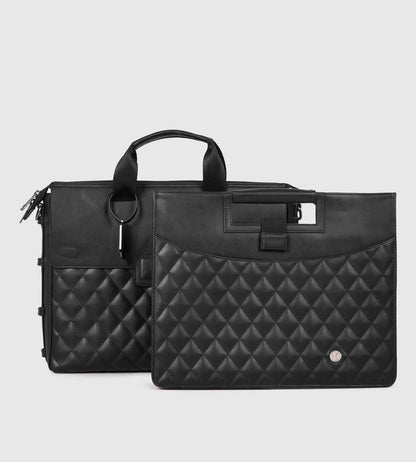 Noir Laptop Business Bag with Detachable Laptop Sleeve