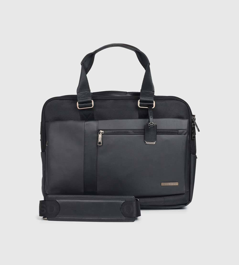 Lorenzo Black 16" Laptop Business Bag