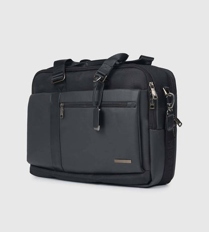 Lorenzo Black 16" Laptop Business Bag