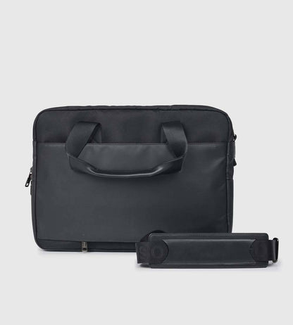 Lorenzo Black 16" Laptop Business Bag