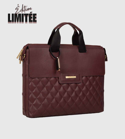 Noir Laptop Business Bag with Detachable Laptop Sleeve