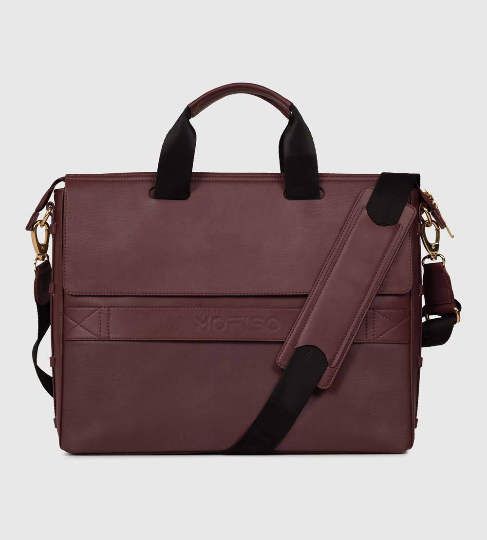 Noir Laptop Business Bag with Detachable Laptop Sleeve