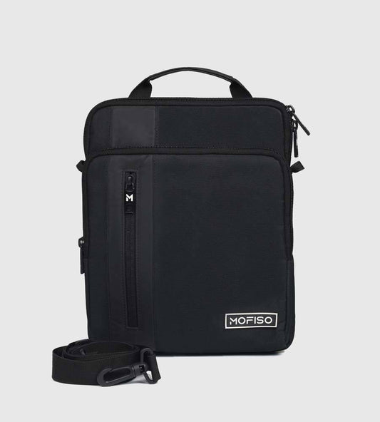 DFW Black Corporate Sleek Tablet Sling Bag